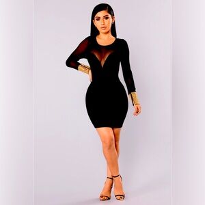Talk To Me Mesh Dress